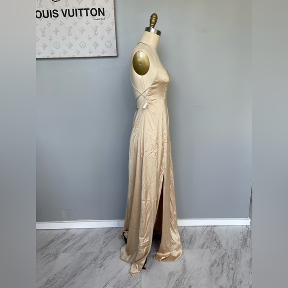 Fame and Partners Slip Dress With String Details - Picture 2 of 6